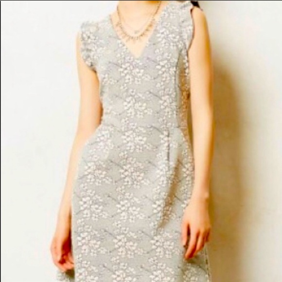 Anthropologie Tabitha textured Teahouse Dress Size 6 - Picture 9 of 15